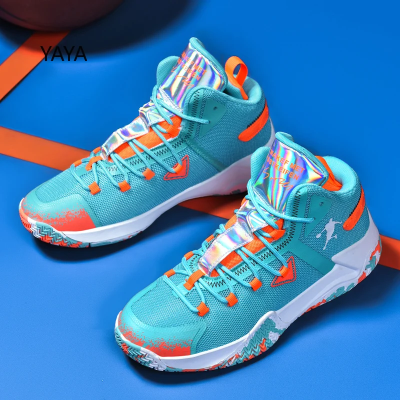 2022Men Basketball Shoes for Outdoor High Top Support Ankle Boost Man Sports Shoes Basket Homme Trainer Sneakers Couple Sneakers