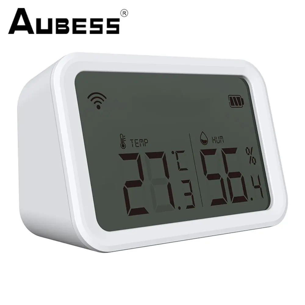 

Thermometer 60.5ua Tuya Zigbee 3.0 Remote Control Lcd Screen With Alexa Google Assistant With Lcd Screen Works Smart Home 2.4ghz