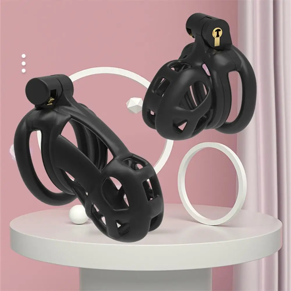 Взрослые игры эргономичная клетка на пенис Запираемые секс-игрушки для мужчин