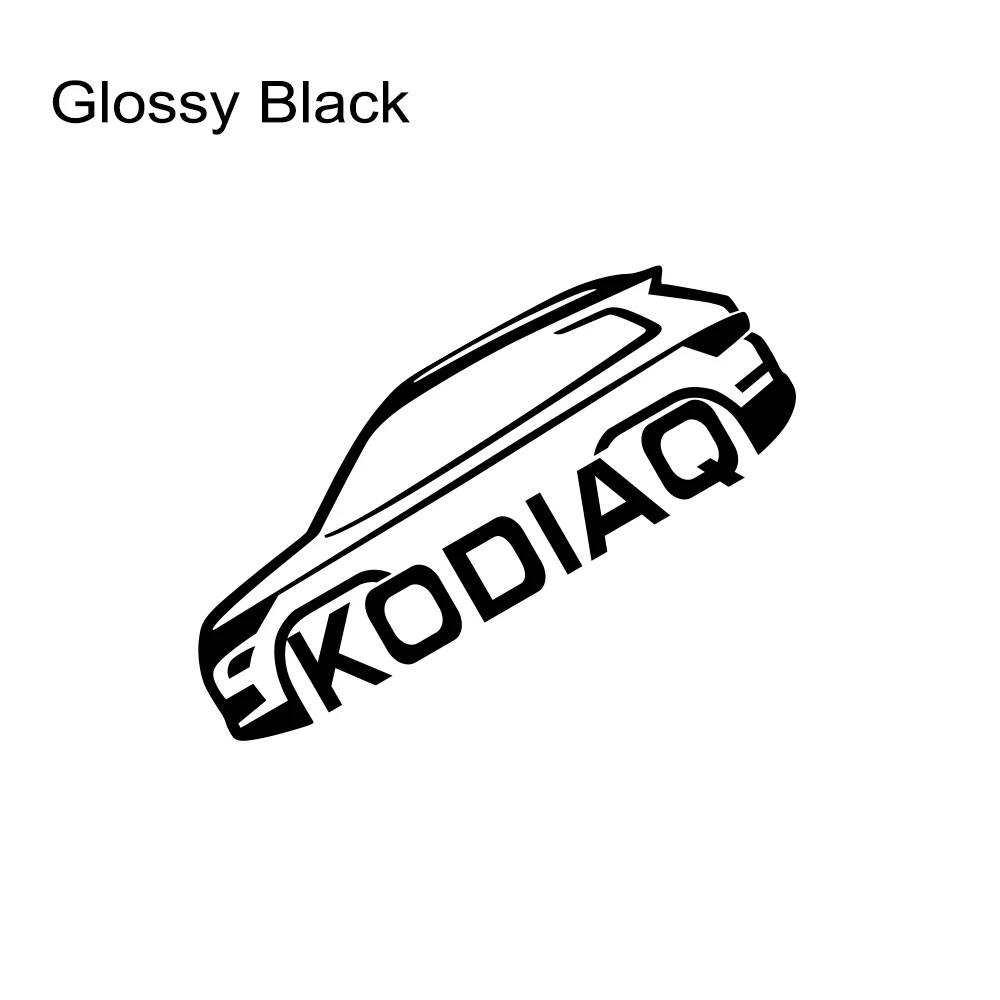 

Автомобильные дверные боковые ПВХ наклейки для Skoda Kodiaq RS VRS GT Автомобильная графическая виниловая пленка декоративные наклейки автомобильные аксессуары для настройки окон