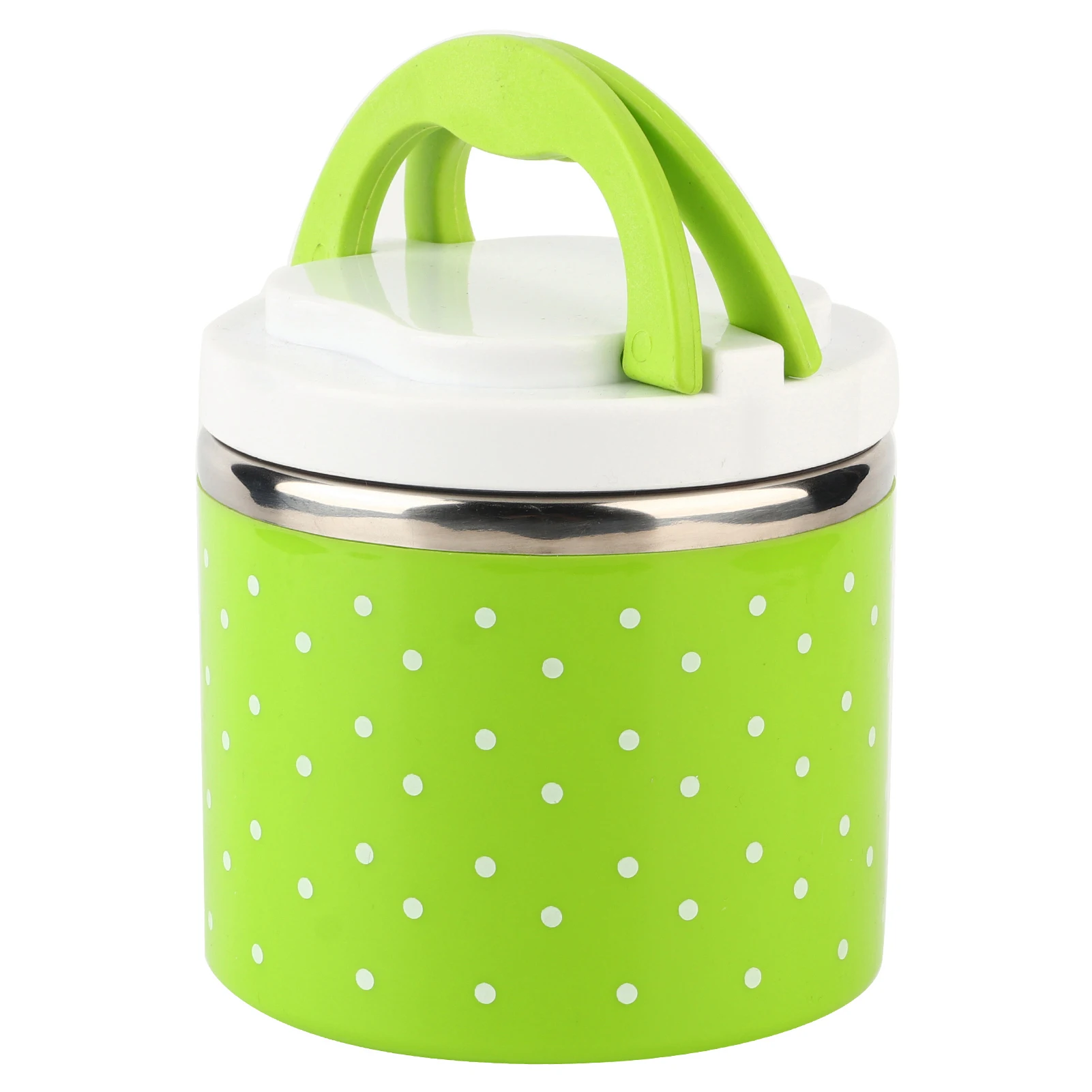 

1 Layer Stainless Steel Insulation Thermo Thermal Lunch Box Food Container Hot