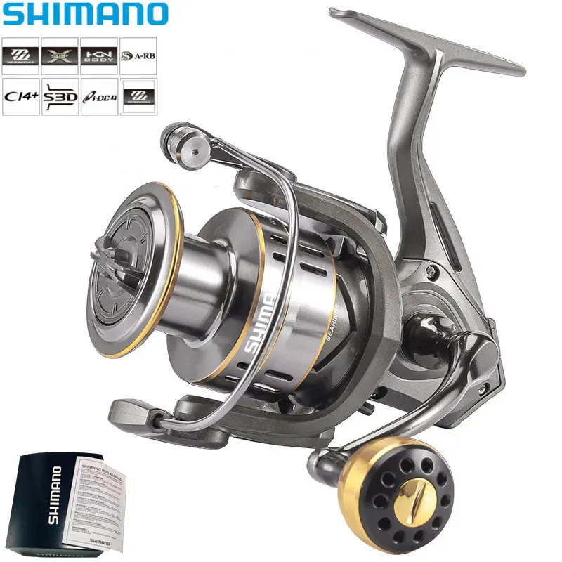 

Shimano Spinning Reel Ultralight Metal Spool Fishing Lightweight Tackle Max Drag 18kg Saltwater Long Throw Reels 1000-7000Series