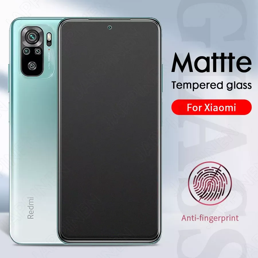 

9H Matte Tempered Glass For Xiaomi Mi 10T Poco X3 NFC F3 GT M3 F2 Pro Redmi Note 10 9 8 7 Pro 9S 10S 9T 9A K40 Screen Protector