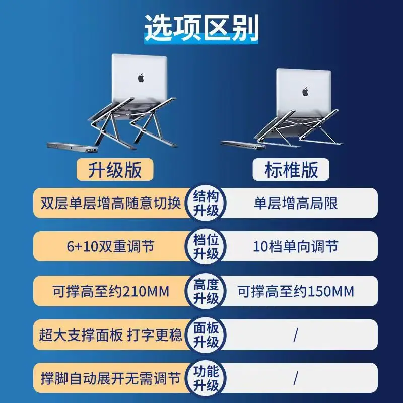 Держатель ноутбука можно поднять и приподнять основание для рассеивания тепла