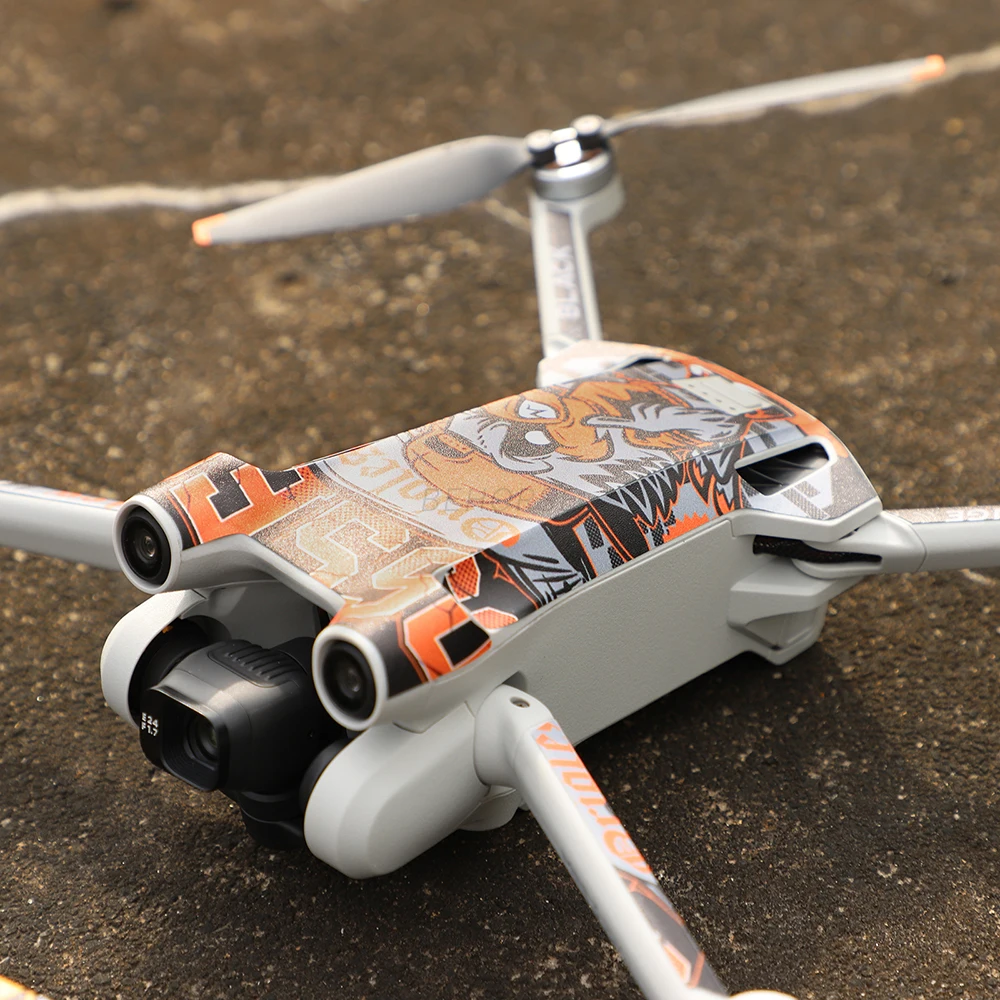 Наклейка из ПВХ для DJI Mini 3 Pro Drone защитная цветная наклейка Защитная крышка пульта