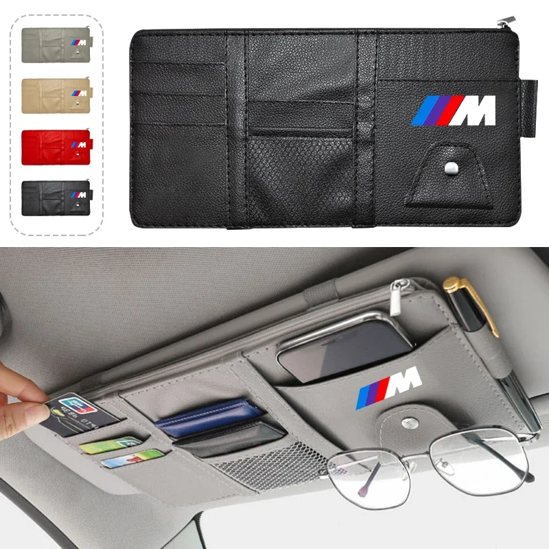 Автомобильный солнцезащитный козырек для очков зажим карт аксессуары BMW M3 M4 M5 X1 X3