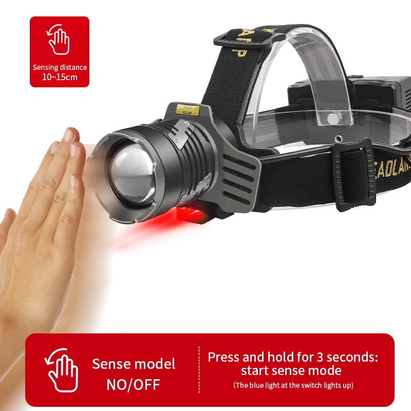 Новый XHP360 Multi светильник источник 2 * XHP50 индукционный налобный фонарь 30 Вт белый