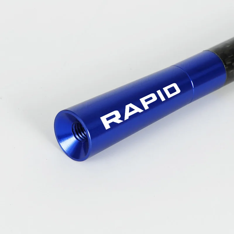 Короткая радиоантенна 12 см из углеродного волокна для Skoda Rapid аксессуары