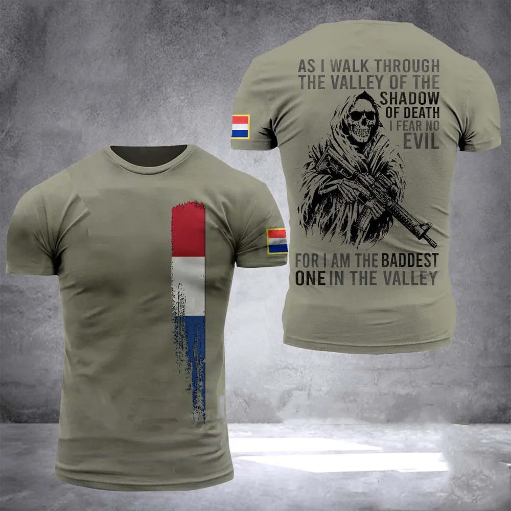 Мужская футболка для лета 2022 с изображением французского солдата русская