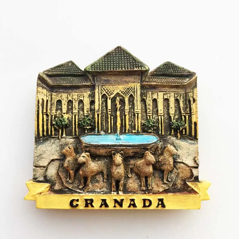 Buy Barcelona Spain Fridge Magnets Columbus Granada Ibiza Sevilia Maalaga Souvenir Refrigerator Stickers Home Kitchen Decor on
