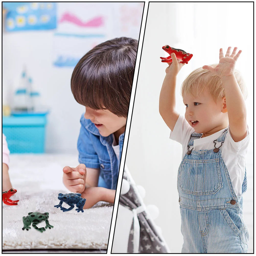 4 шт. модель лягушки детская игрушка мини-фигурка животного детские игрушки