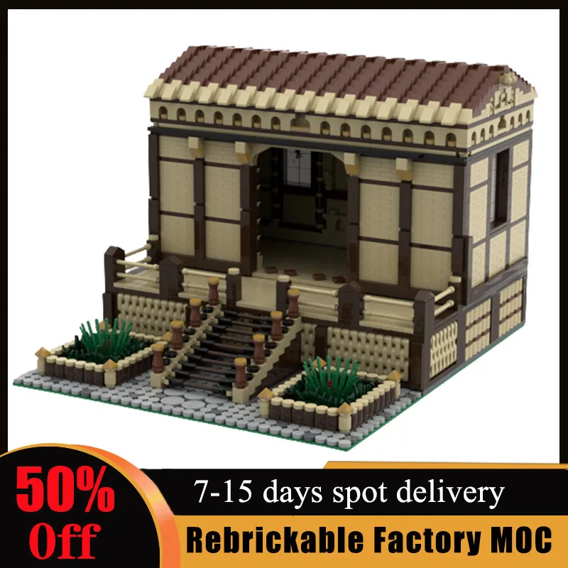 

3780pcs Asian Temple Customized MOC Building Blocks MOC-37435 Street View Bricks Assembled Birthday Children Aldult Toys Gifts