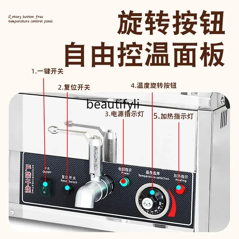 Коммерческая настольная электрическая фритюрница большой емкости машина для