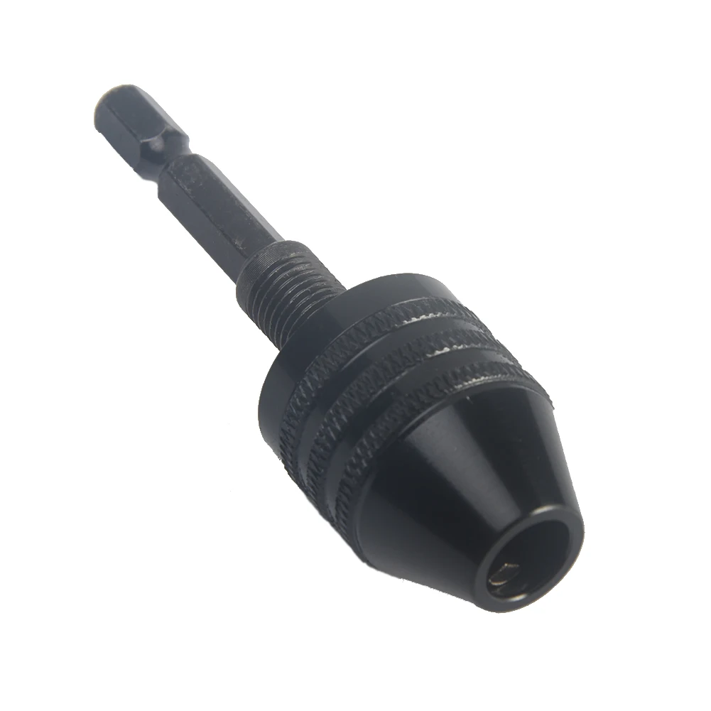 

Quick Change Screwdriver Keyless Adapter Drill Chuck Self Centering Hinge Accessories Electric Grinder Three Jaw Hex Shank
