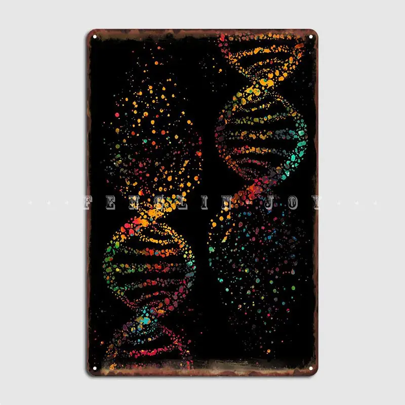 

Dna Metal Sign Painting Decor Cinema Garage Funny Party Tin Sign Poster