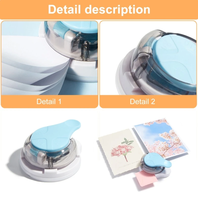 Профессиональный трехфункциональный угловой круглорезак дырокол