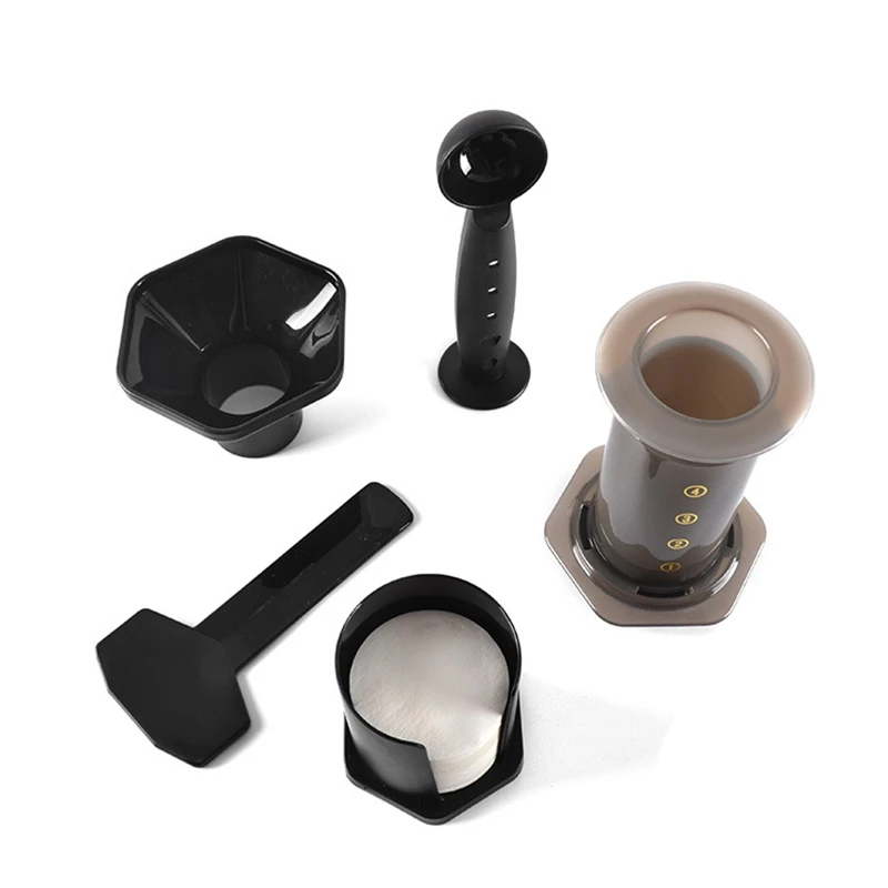 Стеклянная кофеварка для эспрессо с фильтром портативная кафе французским