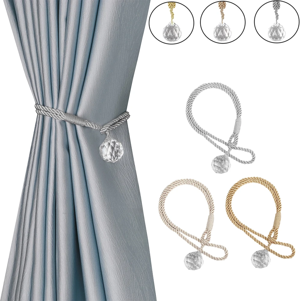 

Подхват для штор золотого цвета из полиэстера