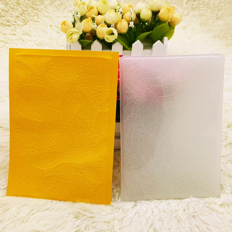 3d тисненые папки с узорами листьев для ручной работы кирпичная стена булыжник