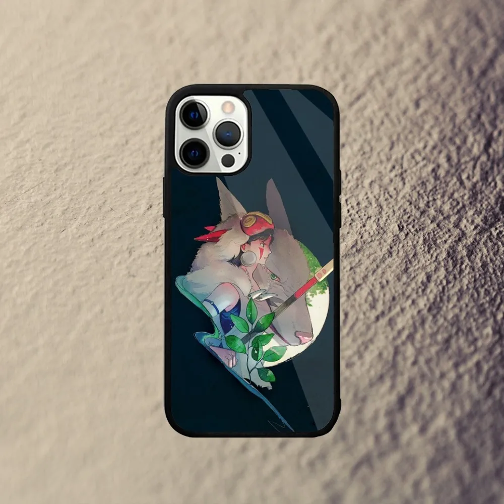 Чехол Для Телефона Anime M-Mononoke Hime iPhone 15/14/13/12/11/Plus/Pro/Max/Mini Magsafe — Совместимый С