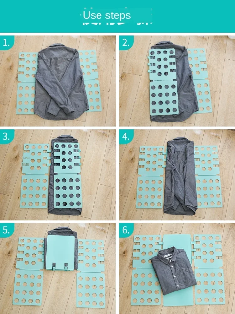 

Time Adult Clothes Folder Fast Holder Double Save Quality T-shirts Jumpers Board Organizer Folding Clothes