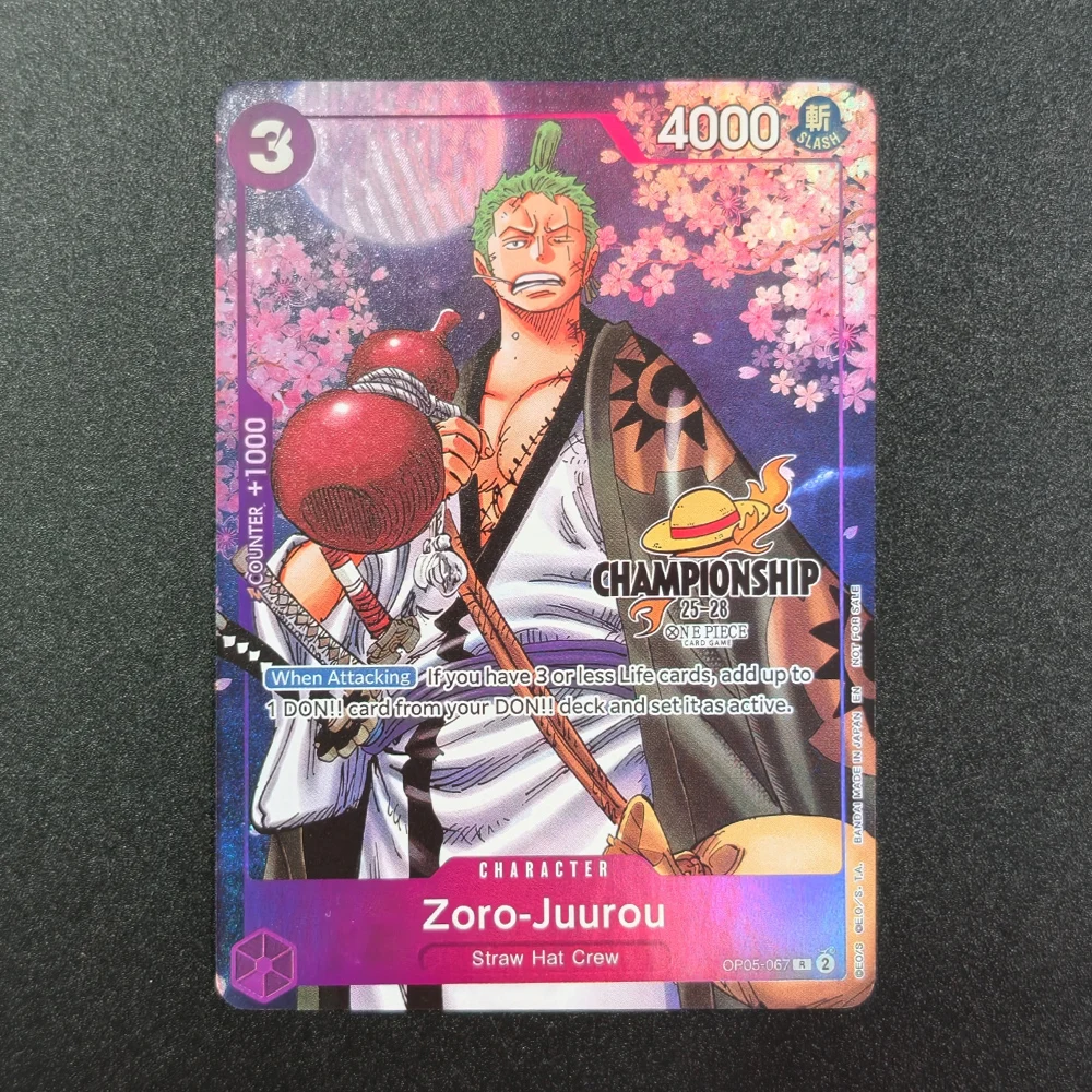 Фото Набор промо-карт Proxy ONE PIECE Zoro-Juurou O-Nami Luffy cs 25.26 Finalist Card Set 1, английская версия TCG, аниме-карточки №3