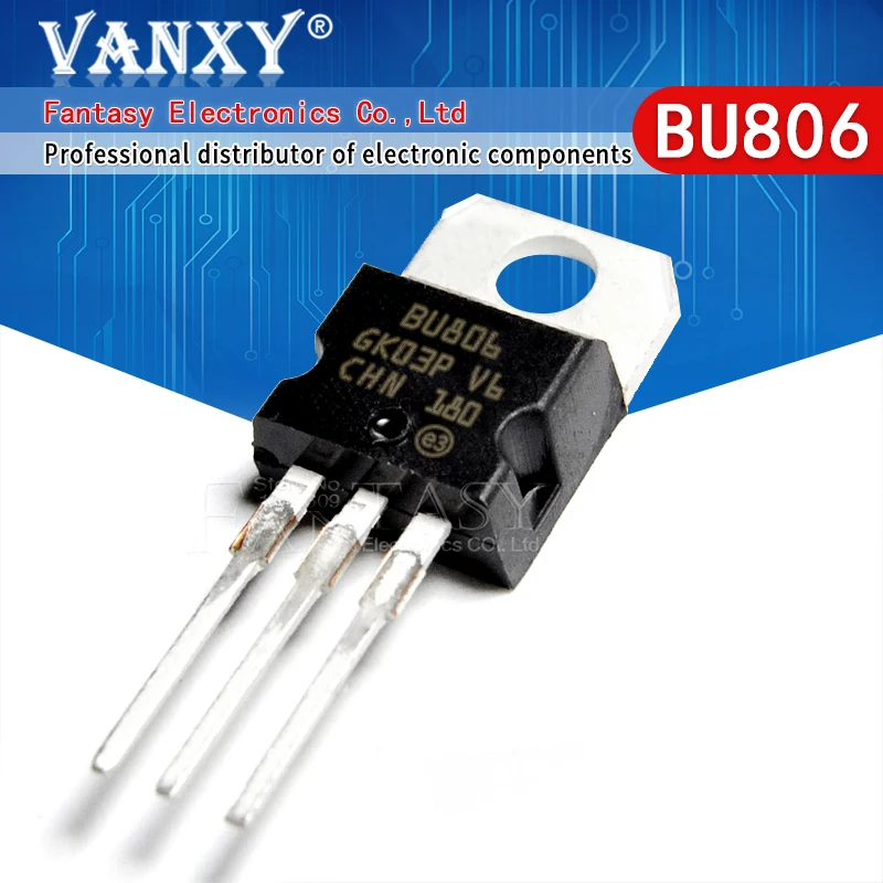 

10PCS BU806 BU807 BU810 BU406 BU407 TO-220 transistor 8.0A 150-200V 60W