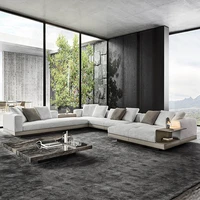 luxury fabric sofa connery modern simple nordic wind corner sofa living room