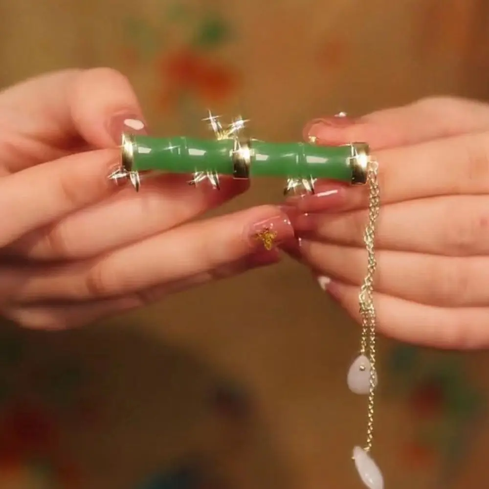 

Elegant Vintage Ancient Retro Back Of Head Pendant Tassel Female Hair Clip Chinese Style Headdress Hair Accessories