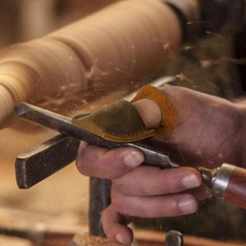 Бандаж для большого пальца резьба по дереву кожаная защита пальцев аксессуары