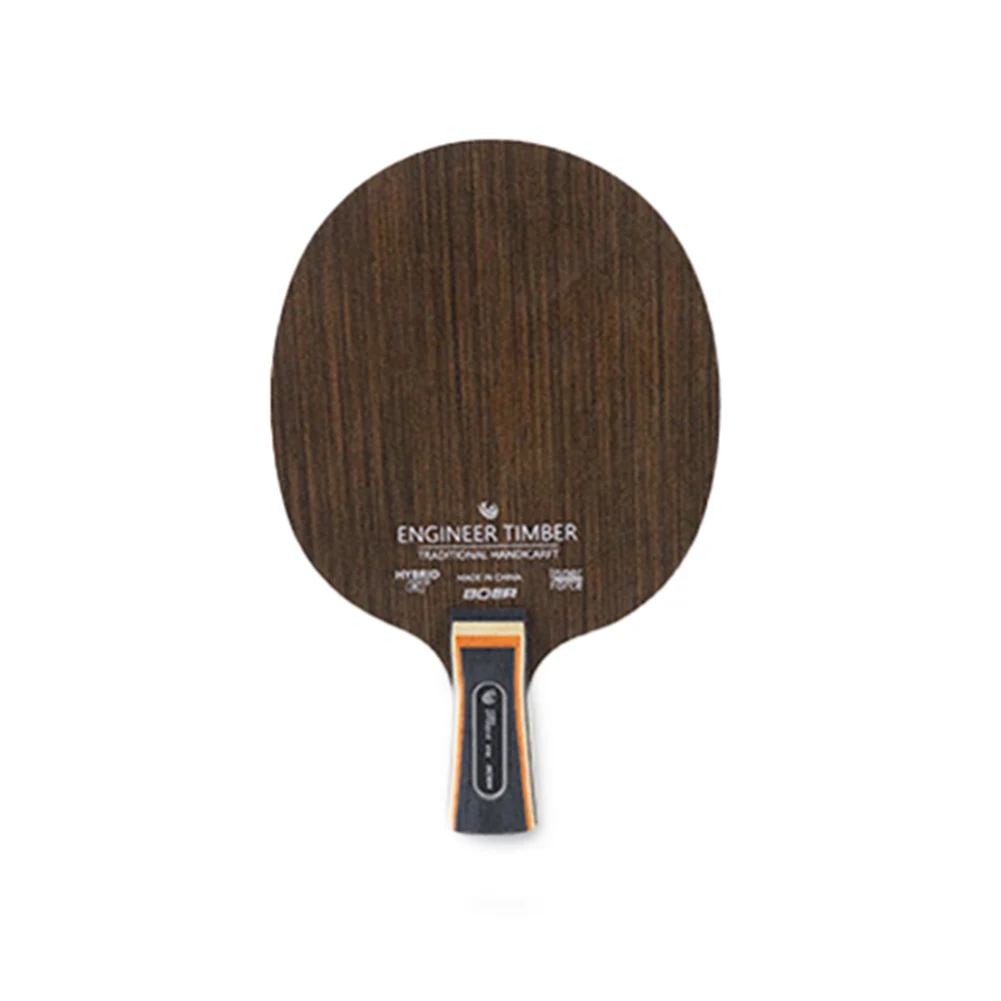 

Качественная прочная Нижняя тарелка, ракетка для настольного тенниса, 5 слоев, 6,2 мм, полезное Черное и желтое лезвие, черное дерево, функциональное весло