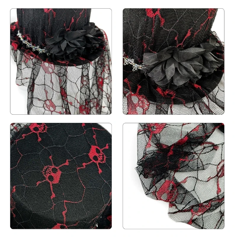 Шляпа волшебника на Хэллоуин костюм вампира шляпа для выступлений сцене