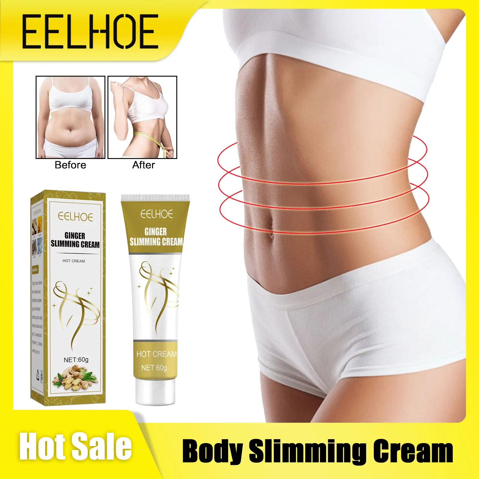 

Body Firming Cream Anti Cellulite Weight Loss Promotes Fat Burning Tightening Belly Curve Slimming Thigh Shaping Massage Cream