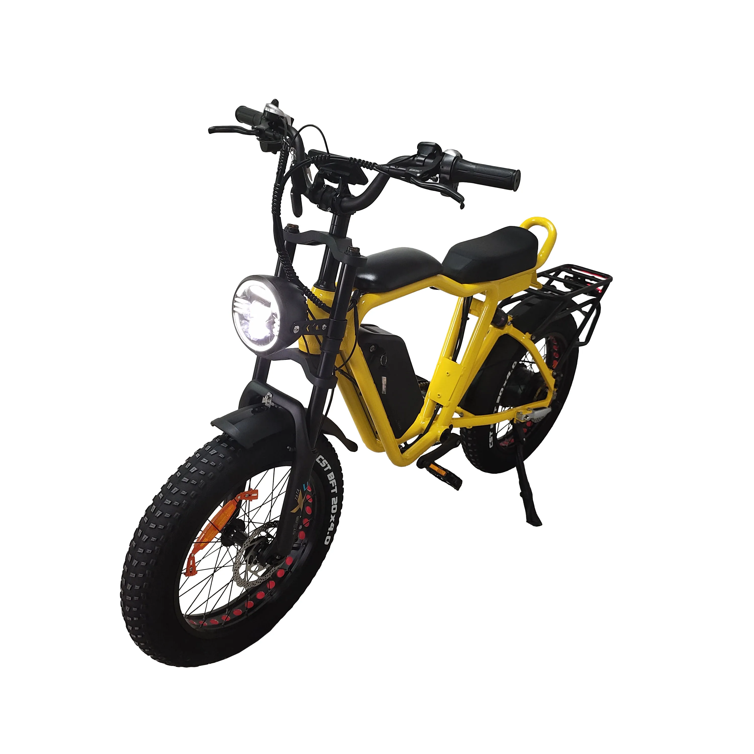 52v 1000w Motor  22ah Battery Electric Hybrid Bike Ebike Full Suspension Fat Tire