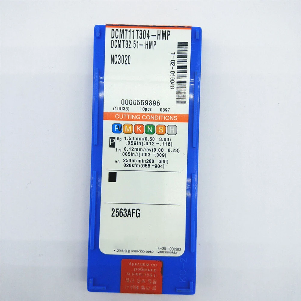 10 шт./кор. DCMT11T304-HMP вставка NC3020 DCMT32.51 индексируемые твердосплавные токарные