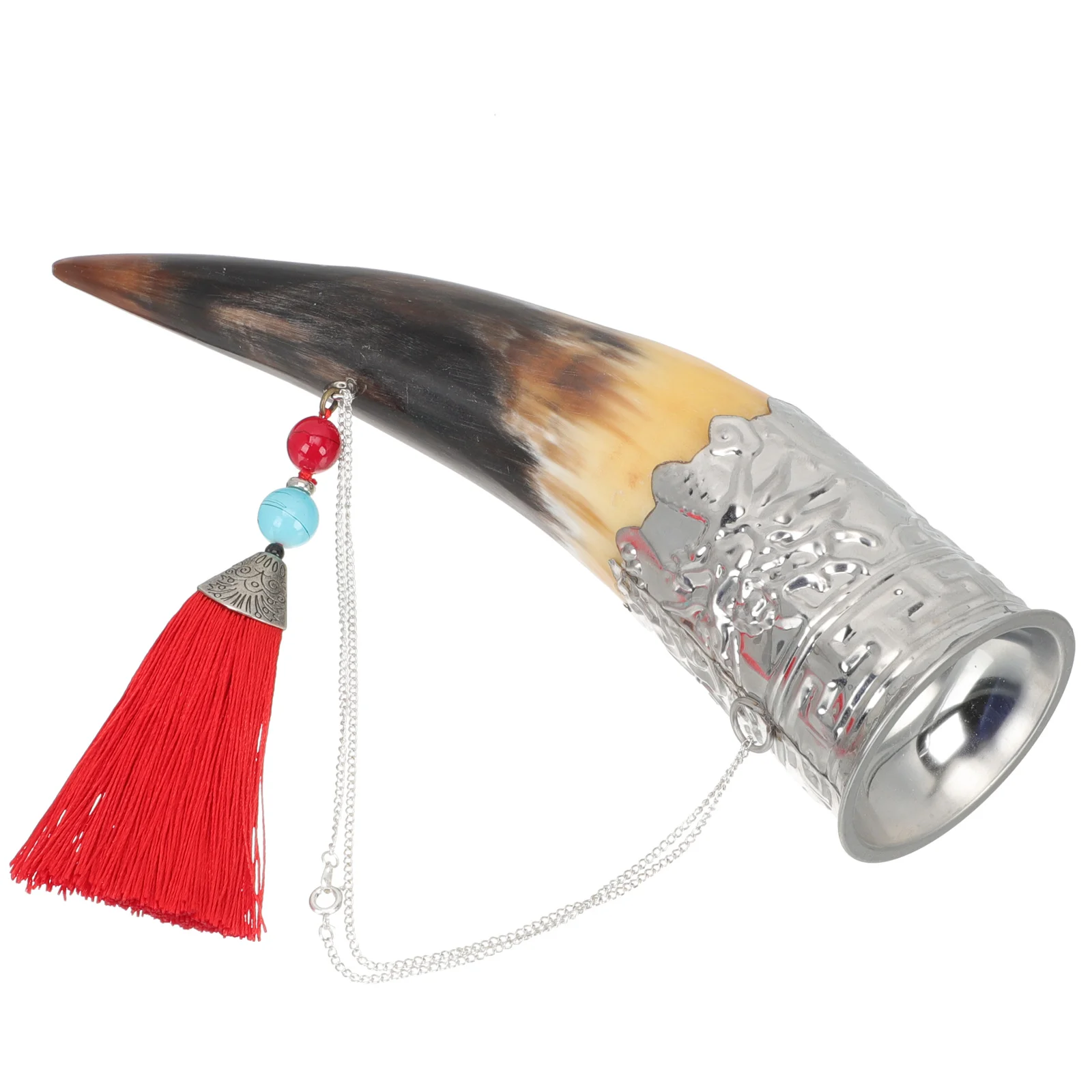 

Horn Cup Viking Drinking Mug Bull Horns Light Outdoor Beer Hooks Ox Decor Mongolian Wall Decoration Ornament Hanging War Shot