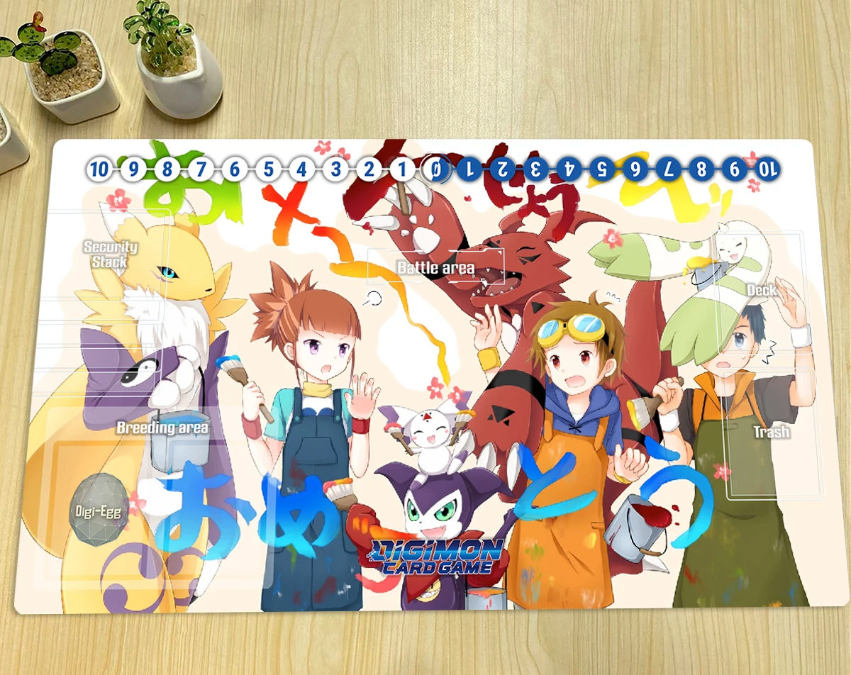 

Игровой коврик Digimon Makino Ruki Renamon, терьермон, тамермон, TCG, игровой коврик для настольных игр, Аниме Коврик для мыши, игровые аксессуары и сумка