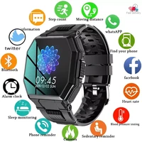 2021 new s9 bluetooth call smart watch mens full touch smartwatch blood pressure heart rate monitor for huawei android ios