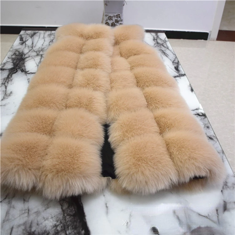 Fur Coat Women's Autumn and Winter New Fox Fur Imitation Fur Vest Women's Casual Fur