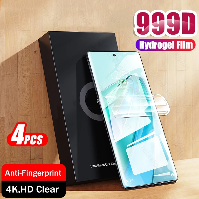 

4 шт., мягкая Гидрогелевая пленка 999D для Honor X9a, Φ 2023, 6,67 дюйма, защита экрана на Honor X 9a, X9 a, Honor X9a, 5G, не стекло