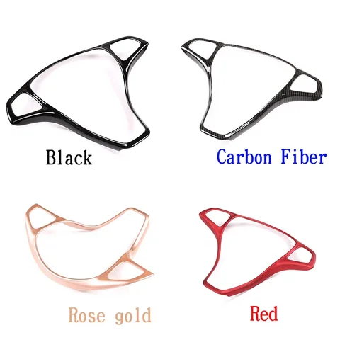 Автомобильные аксессуары, накладка на раму рулевого колеса для Mercedes Benz A B C E GLC GLA CLA Class W176 W246 W205 W213 X253 X156 C117