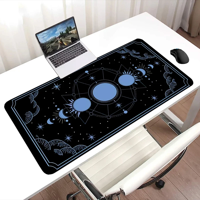 

Large Mouse Pad Gamer Moon Star Card Pc Gaming Accessories Rubber Mat Deskmat Mausepad Mousepad Mats Keyboard Cabinet Mause Pads