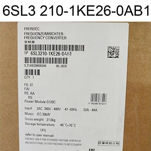 

1PCS New 6SL3210-1KE26-0AB1 6SL3 210-1KE26-0AB1 in box