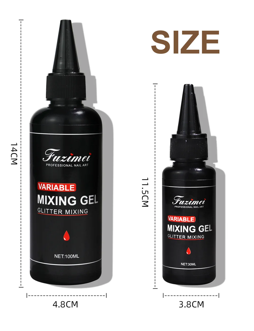 

30ml Blending Glue Auxiliary Function Nail Glue Variety Blend Glitter Sequin Transparent Nail Leveling Glue Nail blending GEL
