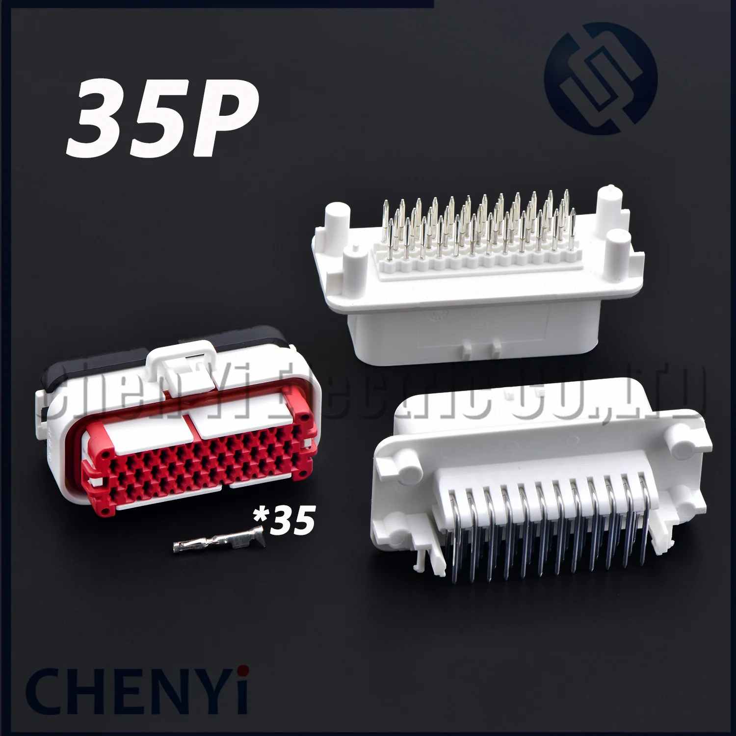 35 контактный белый автоматический водонепроницаемый разъем герметичная плата блока управления AMPSEAL PCB Plug socket 776164-2 776180-2 1-776230-2 776231-2 1-776231-2