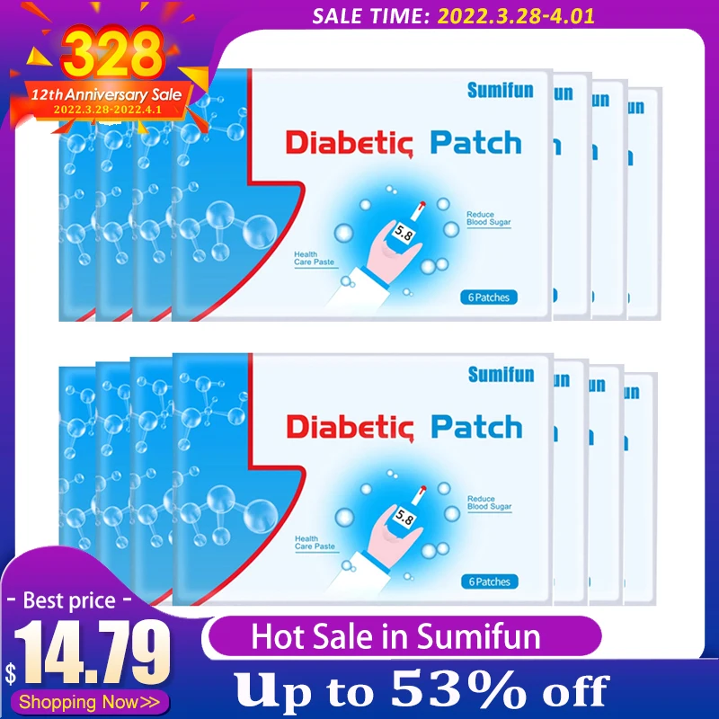 120 шт./20 упаковок пластырь для диабетиков | Красота и здоровье