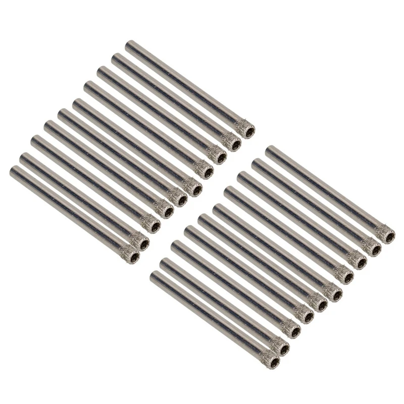 

Кольцевая пила с алмазным покрытием 4 мм, сверлильный станок для стекла, сверлильный станок для плитки, мраморный гранит, 20 шт. в упаковке