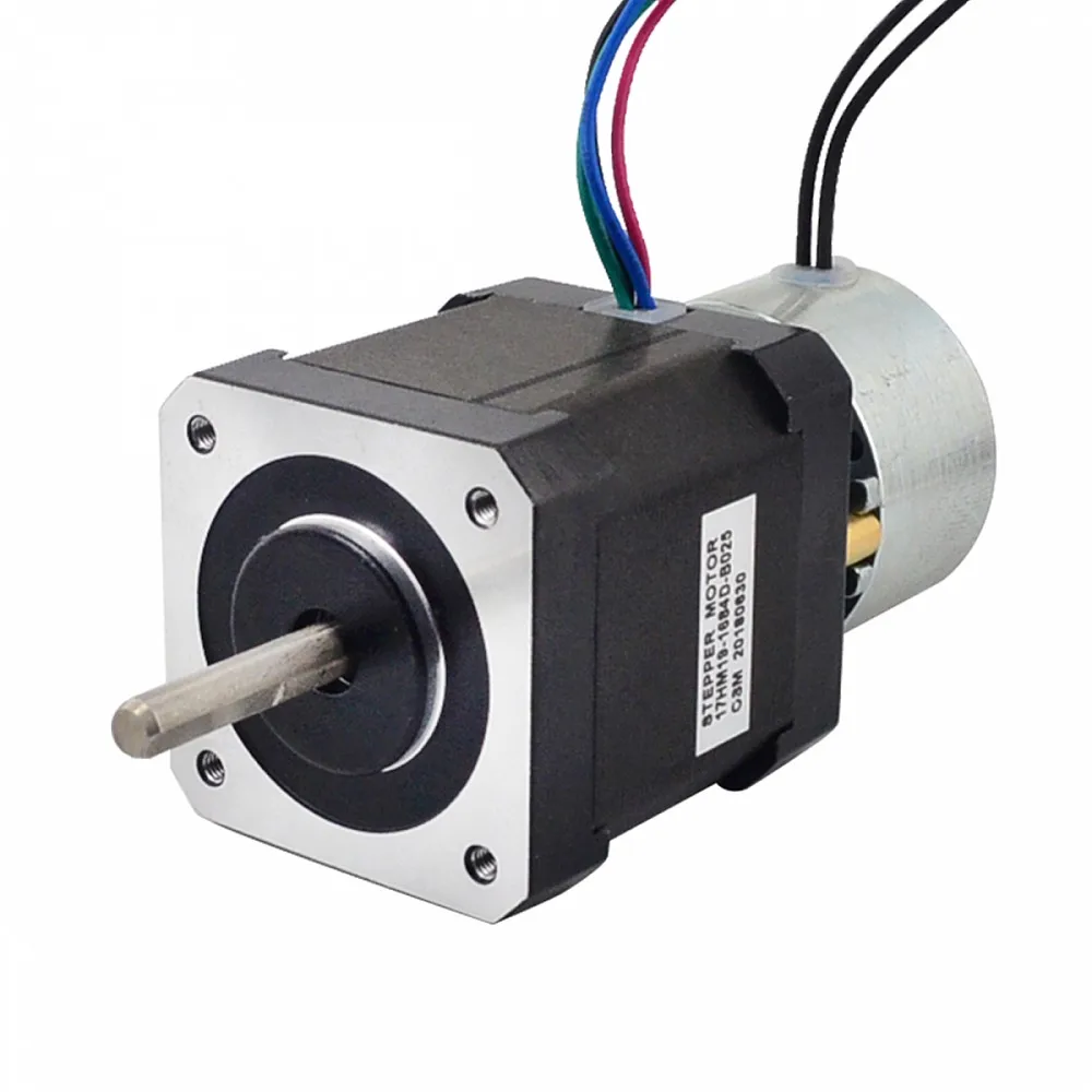 

STEPPERONLINE Nema 17 Stepper Motor 0.9deg 0.44Nm 1.68A with Brake 5mm Shaft for nema17 for CNC 3D Printer