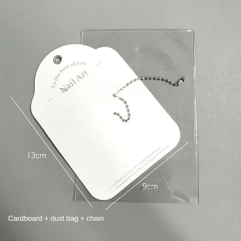 Демонстрация дизайна ногтей полка для защита витрина карты пылезащитный мешок