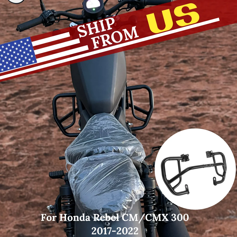 2020 2019 CMX300 CM300 Engine Guard Crash Bar Frame Protector For Honda Rebel CMX CM 300 2017-2022 2021 Motorcycle Accessories